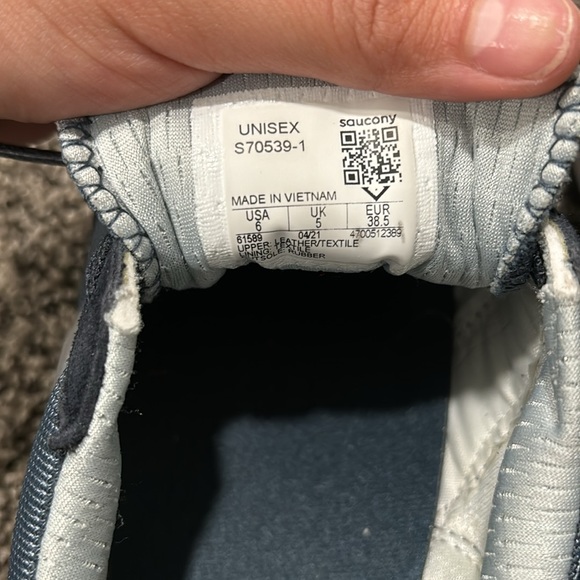 Saucony navy blue unisex athletic shoes - Picture 7 of 7